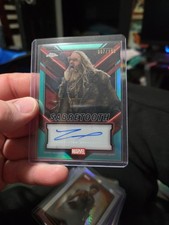 2025 Topps Chrome Marvel Deadpool Sabretooth Auto Tyler Mane Aqua /199