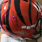 Tee Higgins Cincinnati  Signed Football Helmet NFL Autograph Authenticated