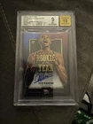 Victor Wembanyama On Card Auto #/99 ROY  Spurs 2023-24 Topps Now BGS 9 10 Auto
