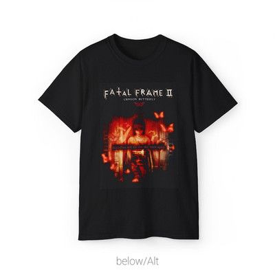Fatal Frame II Crimson Butterfly Graphic T-Shirt Survival Horror Game Tee S-5XL