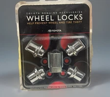 Genuine Toyota Accessories Wheel Locks (Part number 00276-00900 New In Package