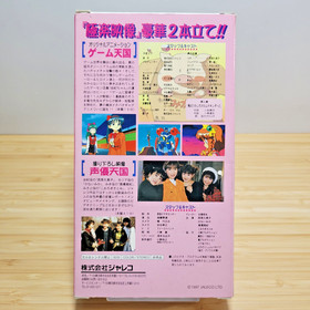 THE GAME PARADISE GOKURAKU PACK Tengoku (1997 Sega Saturn; Japanese) - VHS ONLY