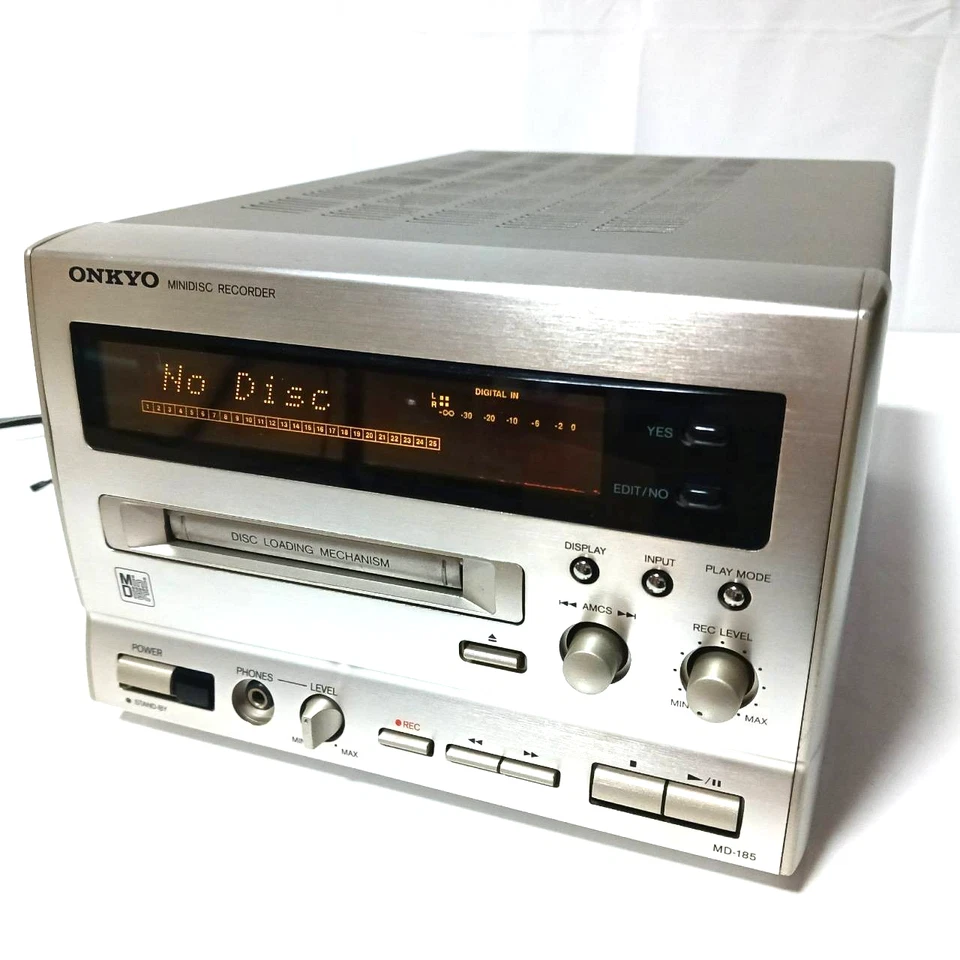 Onkyo Mini Disc Recorder Player MD-185 getestet funktioniert aus Japan AG067T