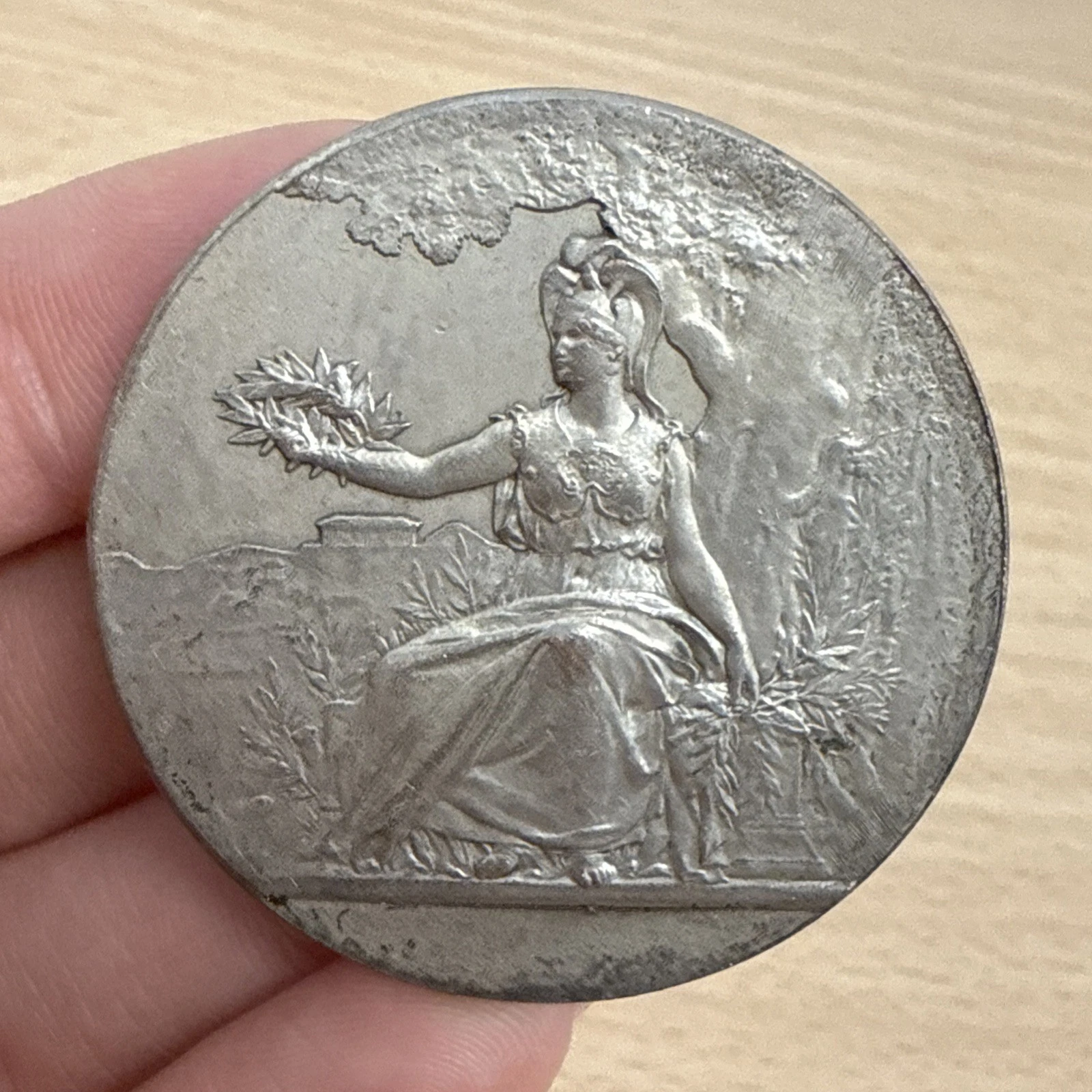 Médaille Société De La Dotation De La Jeunesse De France En Cuivre