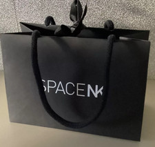 SPACE NK Luxury Beauty Gift Bag Black MINI  6.5" x 4.5" x 3" (12 x 17 x 8cm )