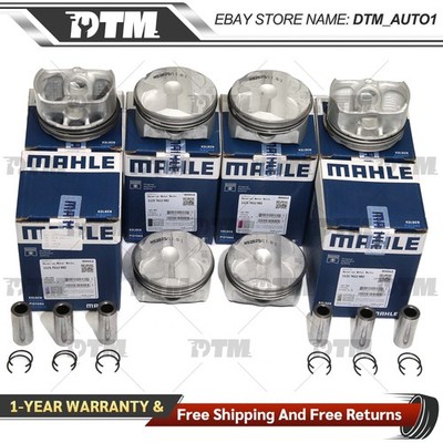 for BMW E60 E90 E92 323i 525i N52B25 2.5L Engine 6x Pistons STD/+0.5MM CR 11:1