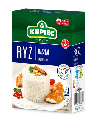 5906747178642 Kupiec Ryż basmati 3x100G Kupiec Sp. z o.o.
