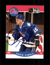 Darin Kimble NHL USA Traiding Card Original Signiert + A 251626