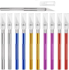 15 Pack Exacto Knife Set Hobby Craft Kit Multicolor