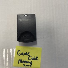 Nintendo Gamecube Joytech Black Memory Card 16 Mb