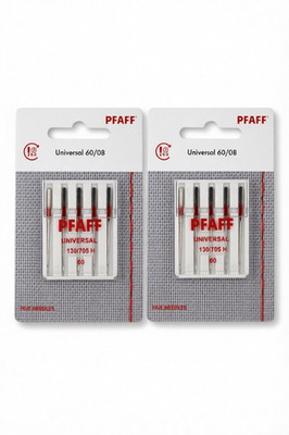 2x Original Pfaff Nähmaschinen Nadeln Universal 130/705H Stärke 60 / 08