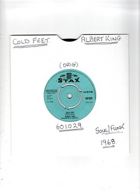 ALBERT KING - COLD FEET / YOU SURE DRIVE A HARD BARGAIN. UK ORIG FUNK 7''. VG+