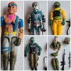 Vintage GI Joe ARAH Lot of 5  Zandar/Beach Head/Airtight/Footloose/Cobra Command