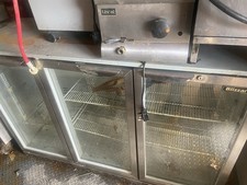 Blizzard Commercial Drinks Fridge Under Counter 3 Doors Glass Door Fridge