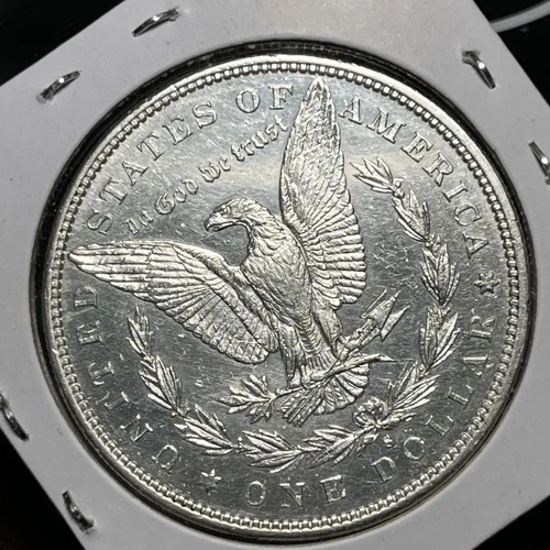 1888-S MORGAN SILVER DOLLAR,  AU+ DETAILS