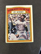 1972 Topps Roberto Clemente In Action 310 Vgex (no Wrinkles; Soft Corners) HOF