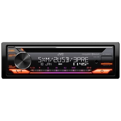 JVC KD-T925BTS Single DIN Bluetooth CD Player USB AUX Radio Stereo LED Receiver