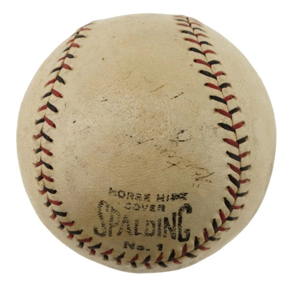 Babe Ruth Yankees 1920s Signed Official Spalding NL Baseball JSA ZZ44369 - Image 3 of 4