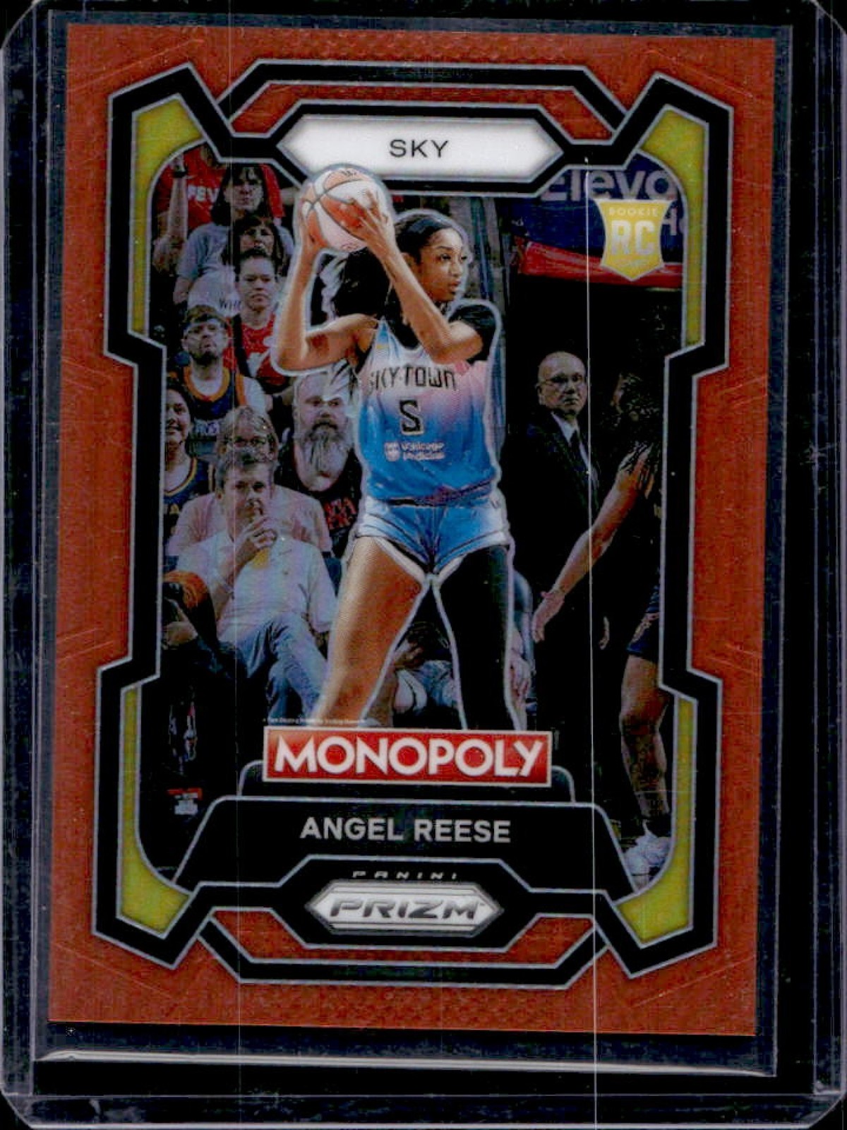 2024 Prizm Monopoly WNBA Angel Reese Orange RC #68/124 Sky