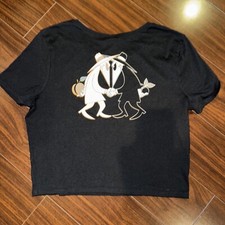 Spy vs Spy T-shirt retro 1980's tv comic adult classic fit graphic tee Crop Tee