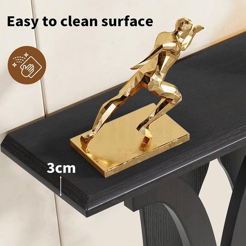 Familand Console Table Wooden Hallway Entryway Tables Behind Sofa Couch 91.5cm - Picture 4 of 9