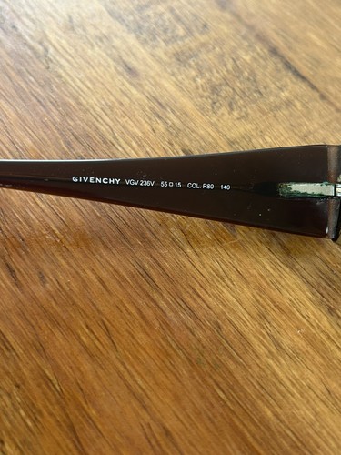 GIVENCHY HALF SPECTACLE FRAMES BROWN/BRONZE - Picture 4 of 7