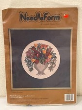 New NEEDLEFORM COUNTED CROSS STITCH KIT 898 Fantasy Bouquet Floral Pattern