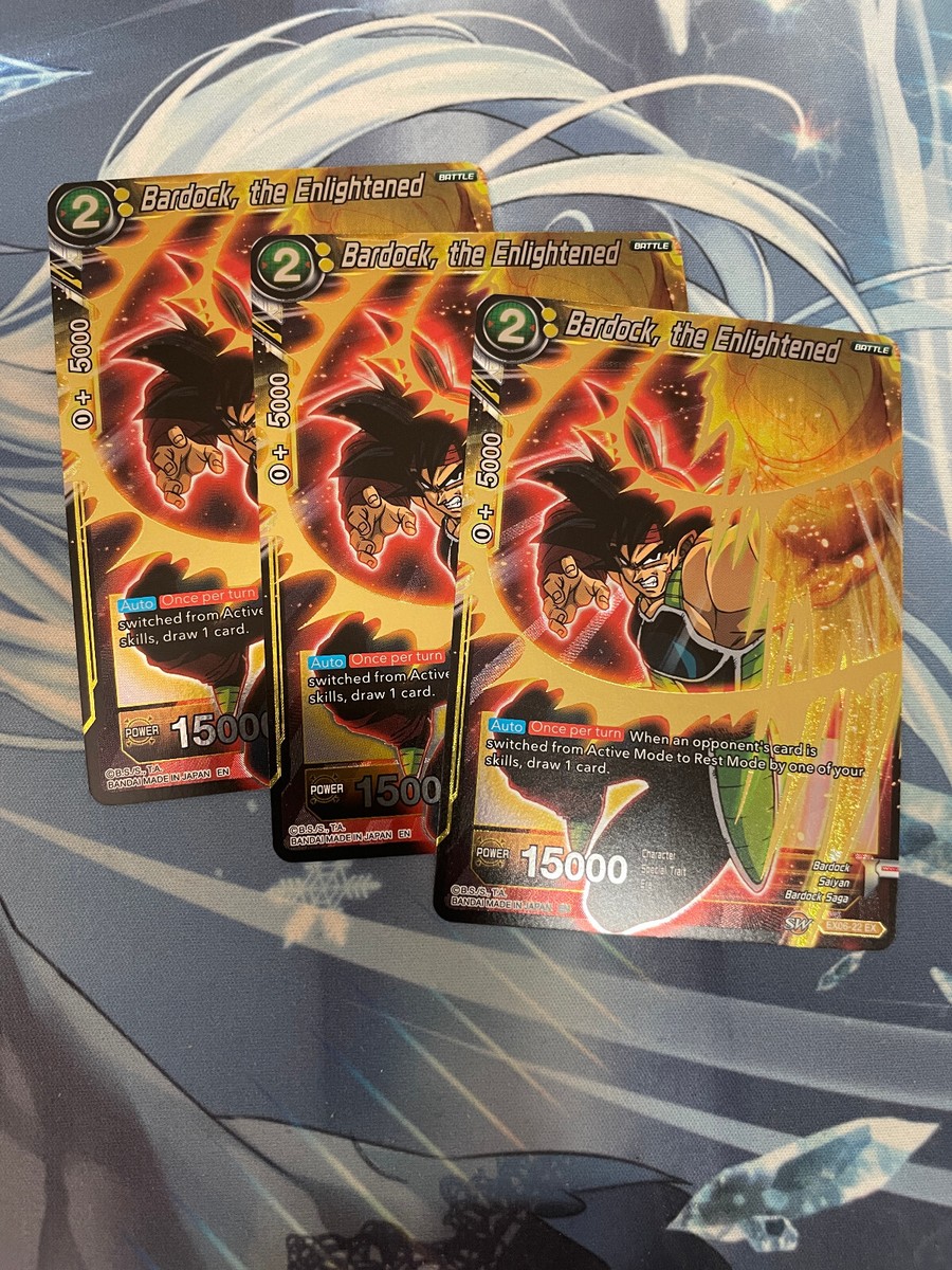 ドラゴンボール超 英語版 EX06 EX バーダック DRAGON BALL SUPER - BARDOCK THE ENLIGHTENED X3 - EX06 - NM - FOIL