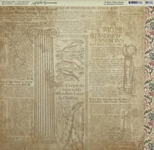 Graphic 45 - A Ladies' Diary Collection - Timelesss Memoir 12" x 12" Paper