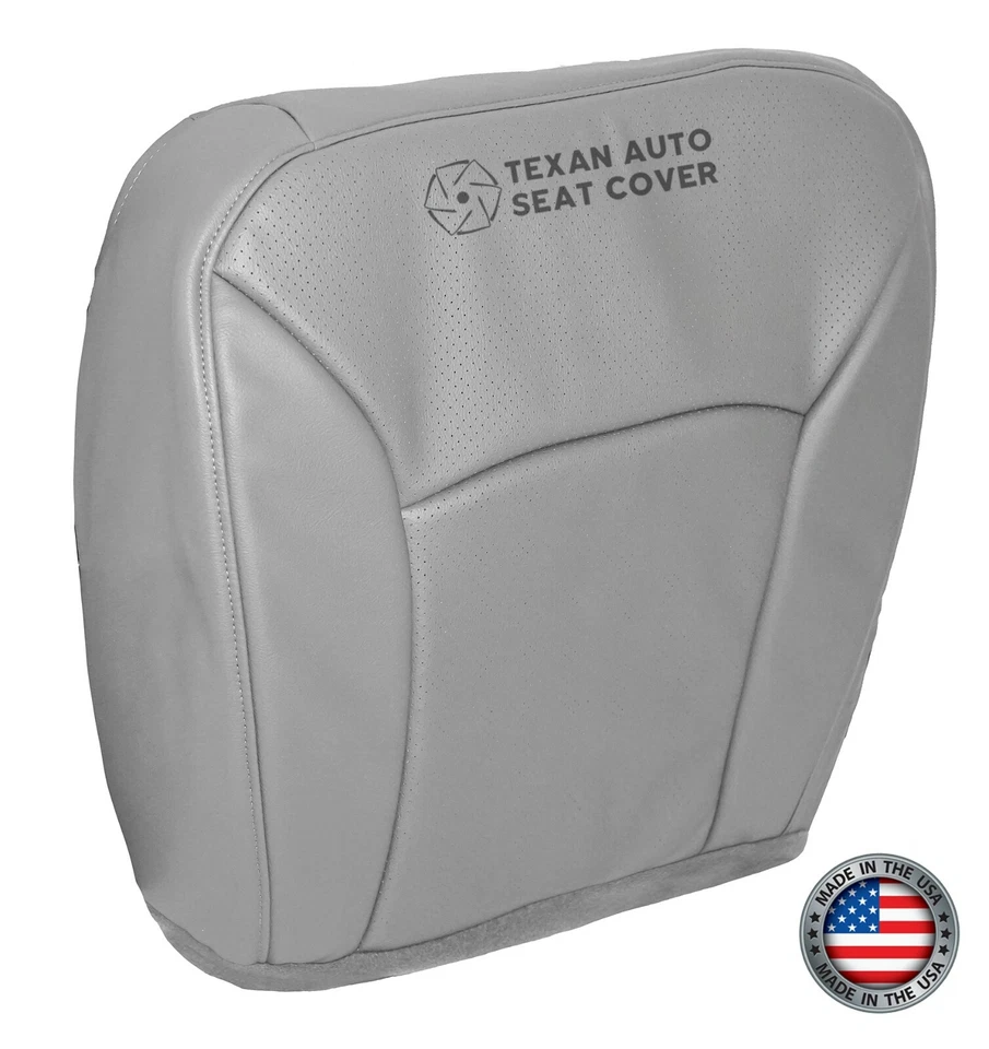 2000 福特 E150 E250 E350 Econoline Van Driver 底部穿孔座椅套灰色 — 第 2/4 张图片