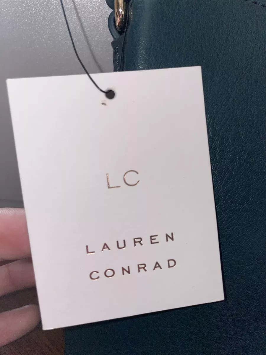 LC Lauren Conrad Small Candide Crossbody Shoulder Bag Women’s Purse Dark  Green