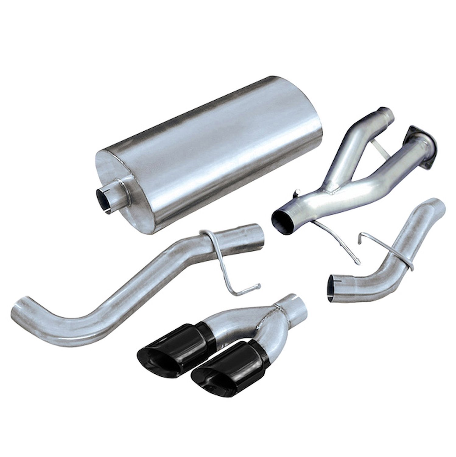 Corsa 14222BLK Sport Cat-Back Exhaust System 2002-2006 Cadillac Escalade ESV/EXT