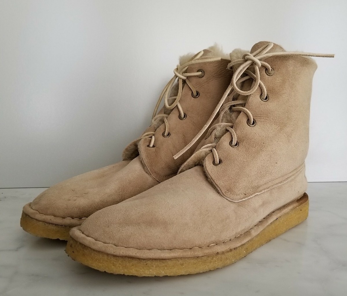 Punto Pigro(wob) never worn boots, beige, size 42 Free People Punto Pigro Avalanche Suede Ankle Lined Boot  main image 2