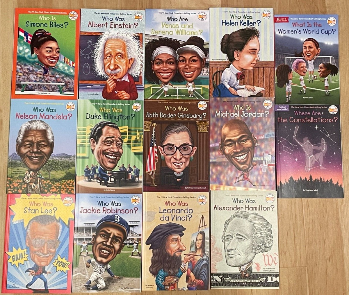 Lot of 14 Who What Was Is Books BIOGRAPHY Illustrated History