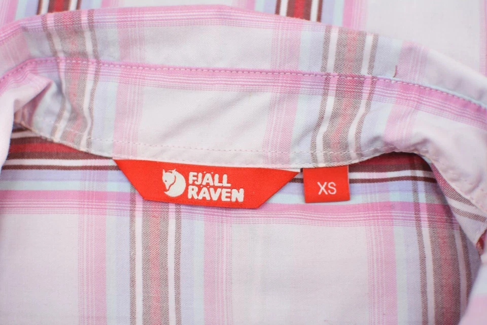 Fjall Raven Women's Western Chest Pocket Shirt Short Sleeve Casual Plaid Size XS - Image 4 of 4