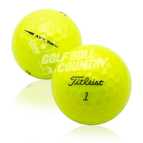 24 MINT Titleist AVX Yellow AAAAA Used Golf Balls
