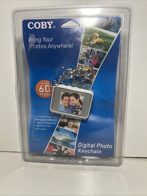 Brand New Coby DP-151 1.5'' Digital Picture Keychain 60 Photos