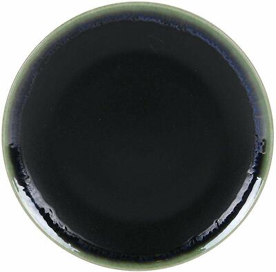 SPEISETELLER schwarz STEINZEUG 26cm MUGA Restaurant Gastronomie -4er Pack-