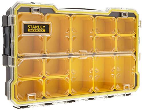 STANLEY FATMAX Pro 2/3 Shallow Stackable Storage Organiser for Small Parts