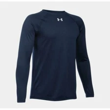 NWT Mens UNDER ARMOUR Long Sleeve Shirt 1268475 001 Black $29.99 New