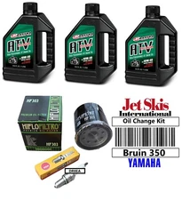 Oil Change Kit Yamaha Bruin YFM350 Spark Plug Oil Filter (2004-2009)