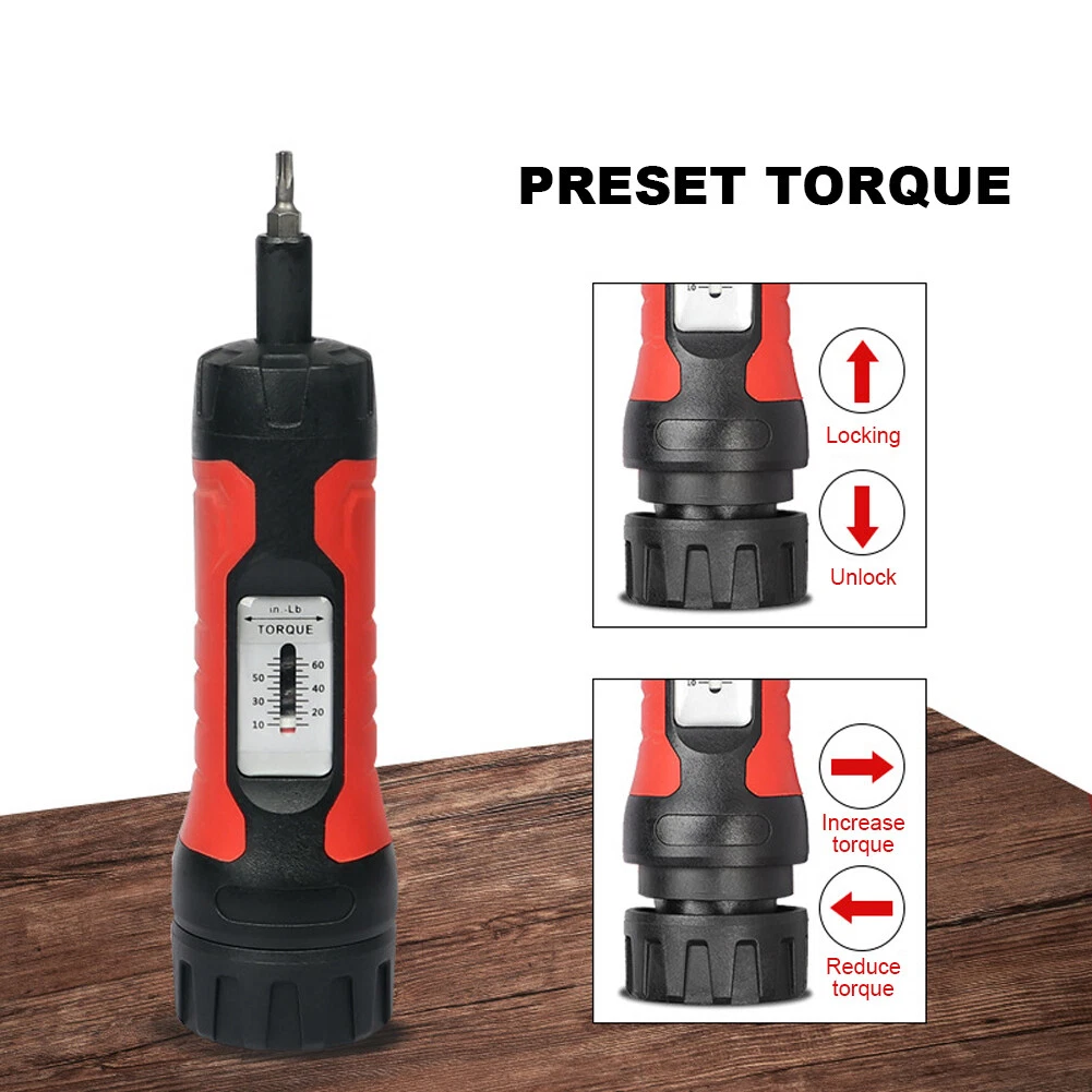 Manual Torque Wrench 1 4 Inch Drive Preset Torque Driver