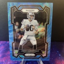 2023 Panini Prizm Jimmy Garoppolo Blue Wave Prizm #/199 Raiders 