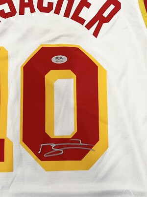 直筆サイン入りジャージ アレクシス・サンチェス  SA鑑定済 Zaccharie Risacher Signed Autographed Atlanta Hawks Jersey PSA/DNA