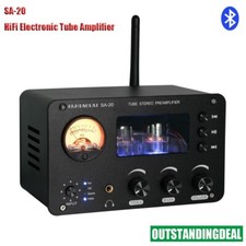 PJ MIAOLAI SA-20 HiFi Electronic Tube Amplifier Bluetooth Audio Preamplifier os6