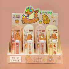 4pcs Capybara Cute Cartoon Mechanical Pencils Sketch Writing Stationery 0.5 mm