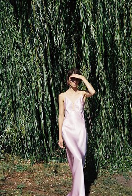 Anna October Terrin Maxi Dress Pink L NWOT $850 | eBay