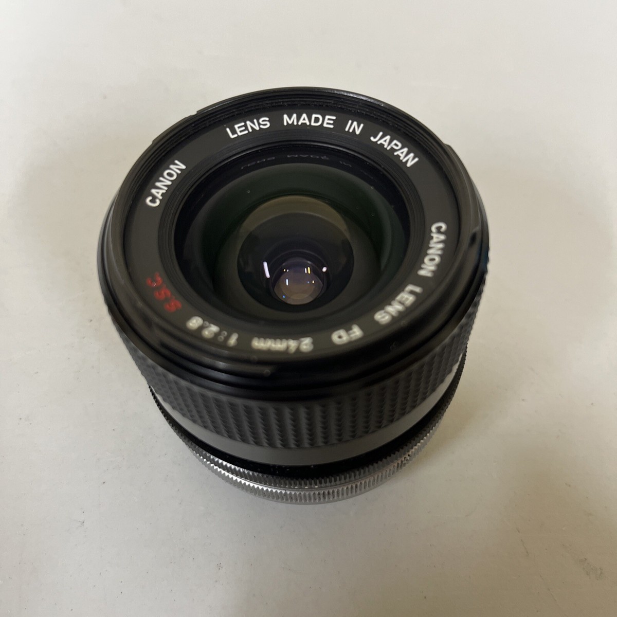 Canon 24mm F/2.8 S.S.C. Breech Lock FD Mount Lens Wide-Angle Canon 24mm F/2.8 S.S.C. Breech Lock FD Mount Lens Wide-Angle
