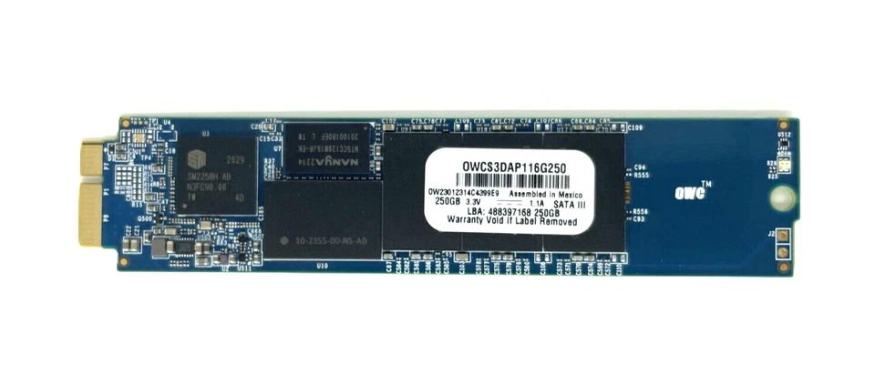 OWC Aura Pro 6G SSD 250GB SSD für MacBook Air 2010/12 Gebraucht Sehr Gut R1657 - Bild 3 von 4