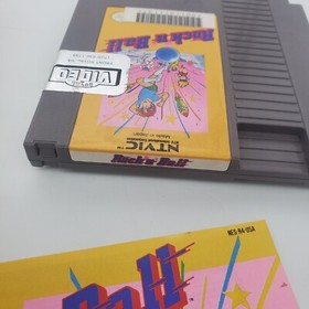 1990 Rock 'n' Ball Nintendo Entertainment System NES Cartridge - Manual & Cover